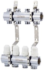 Коллекторный блок Fado с запорными клапанами 1"х3/4" 2 выхода KRZ02