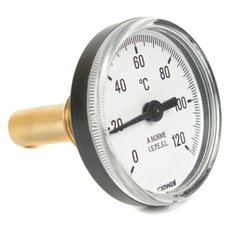 Термометр біметалевий з гільзою Ø50 0...120°C L-50мм Cewal PST50P