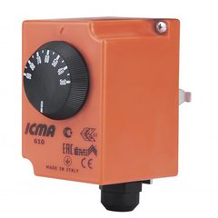 Накладной термостат 0 - 90°С Icma 610