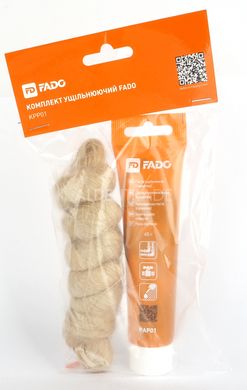 Комплект паста-герметик 65 гр и пакля 50 гр Fado KPP01