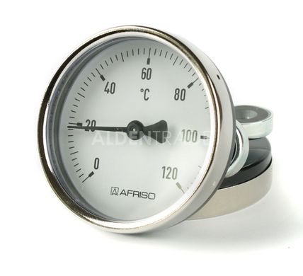 Биметаллический термометр на магните Afriso ATh 63M Ø63мм 0...120°C