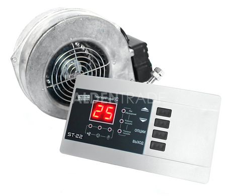 Комплект для котла вентилятор и контроллер Tech ST 22 + Wpa 120