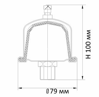 Мембранний амортизатор гідроударов 1/2" Aquasystem WSA016