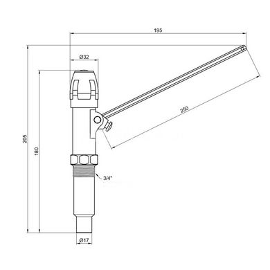 Регулятор тяги для твердопаливного котла Icma 147