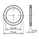 Прокладка уплотнительная 2 1/2" 72x56x2 мм Fasit