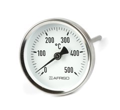 Термометр измерения дымовых газов Afriso RT Ø80мм 0…500°C L-150мм