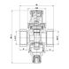 Редуктор тиску води з манометром 1,5 - 6 бар 3/4" SD Forte SF241