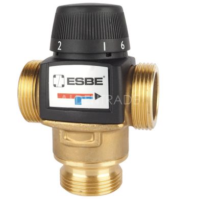 Трехходовой смесительный клапан для теплого пола Esbe VTA 572 1" 20-55°С