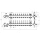 Колектор теплої підлоги у зборі 1" на 12 виходів 3/4" Icma K0111