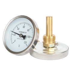 Биметаллический термометр SD17450 Ø63 0-120°C L-50мм