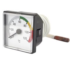 Капиллярный термометр SD176 48x48мм 0-120°C L-1000мм