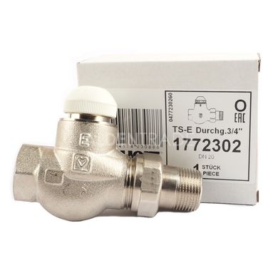 Двоходовий термостатичний клапан DN20 3/4" Herz TS-E