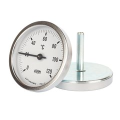 Термометр биметаллический Arthermo Ø80 0...120°C L-45мм