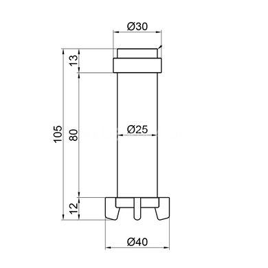 Картридж из нержавеющей сетки 100 мкм SD Forte SF127F