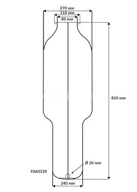 Мембрана для бака та гідроакумулятора 150-200 літрів Ø80мм SeFa