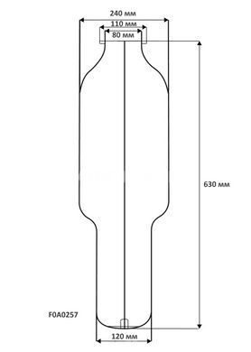 Проходная мембрана для бака на 80-100л Ø80 SeFa