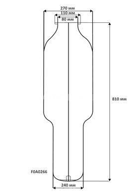 Проходная мембрана для емкости 150-200л Ø80 SeFa