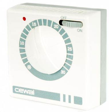 Кімнатний регулятор температури механічний Cewal RQ 35
