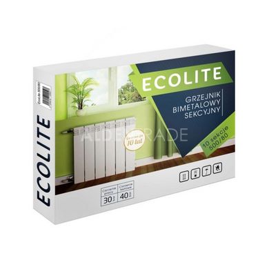 Секційний біметалевий радіатор EcoLite 500/80